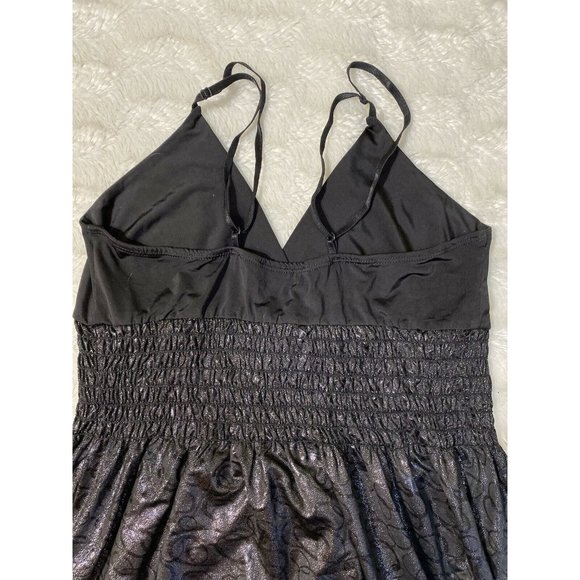 Seductions Sz M One Piece Lingerie Womens Medium Sexy Babydoll Dress Black - Picture 7 of 10